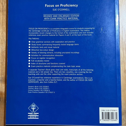 Focus on Proficiency New Edition set with teacher book and companion used