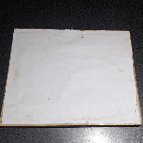 Engraving Euripe Negrepont 1835 in wooden frame like new