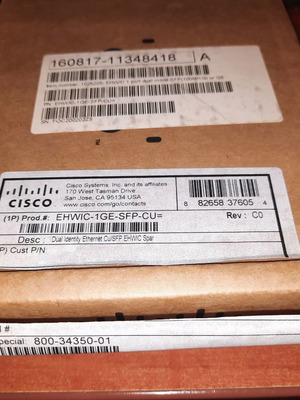 Cisco EHWIC-1GE-SFP-CU νέο module δικτύου