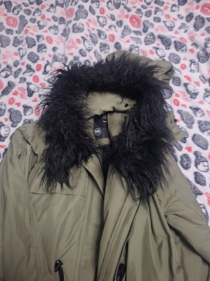 Μπουφάν γυναικείο BSB καινούργιο με αποσπώμενη γούνα, μέγεθος S