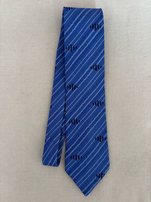 Anselmo Dionisio Milano blue silk men's tie like new