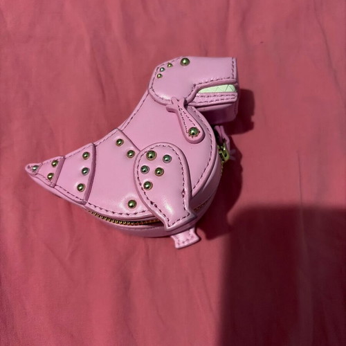 Kate Spade New York T-Rex Pink Leather Coin Purse