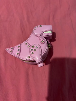 Kate Spade New York T-Rex Pink Leather Coin Purse