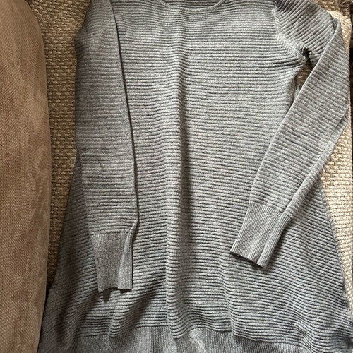 Blouse dress gray like new, comfortable