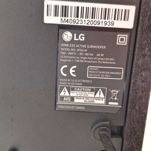 LG S60Q Soundbar 3.1ch with Wireless Subwoofer like new