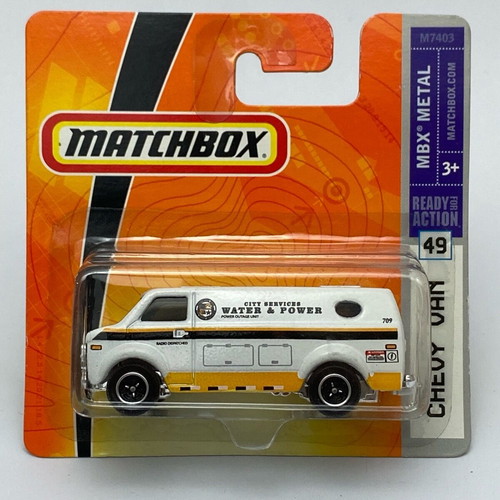 Chevy Van Matchbox 2008 sealed, 1:74 scale
