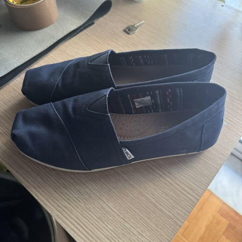 Toms men's espadrilles size 42 like new, blue