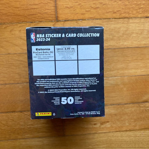 23-24 Panini NBA Stickers & Cards sealed box with 50 packs new