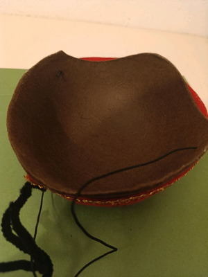Ladybug hat like new condition