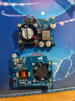 Waveshare PoE HAT (D) για Raspberry Pi 3B+/4, καινούργιο, πακέτο 2 τεμαχίων
