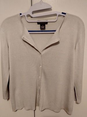 Banana Republic silk cardigan size S like new, mint color