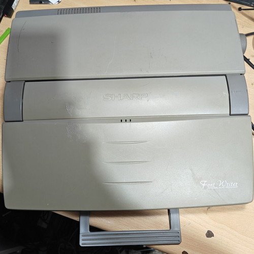 Sharp FW-600 vintage word processor used, fully functional