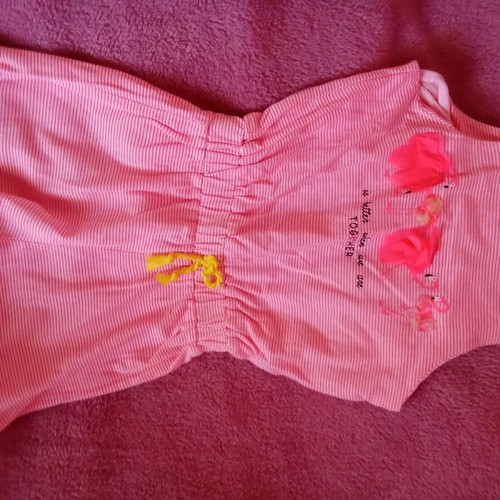 Miss Ebita pink jumpsuit used, size 4 years
