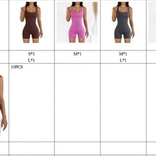 Pilates and yoga jumpsuit very elastic, new