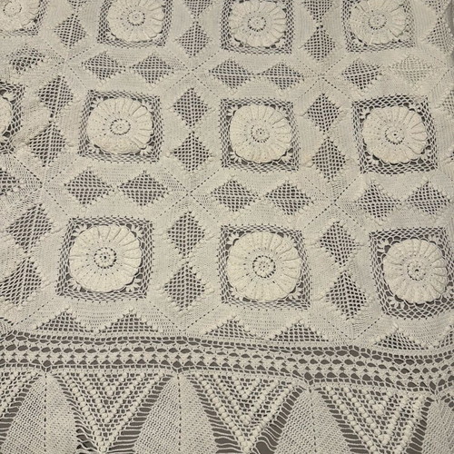 Decorative handmade blanket like new for double bed