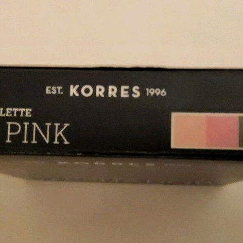 Palette eyeshadows Korres Olive Pink like new