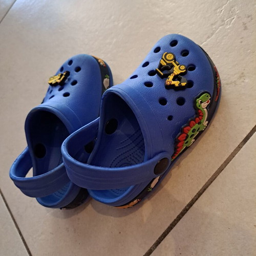 Children's Blue Beach Clogs size 24 like new