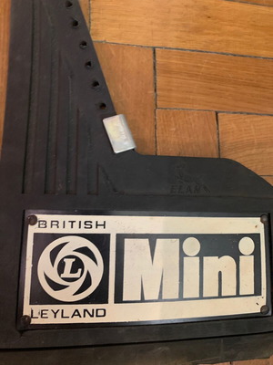Mini Cooper λασπωτήρες σετ σαν καινούργιοι, αυθεντικοί, made in England