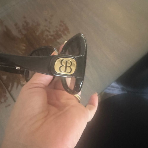 Balenciaga women's black sunglasses like new