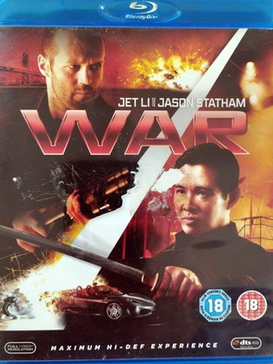 War Blu-ray like new with subtitles without Greek
