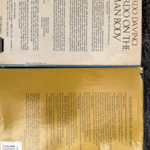Leonardo da Vinci On the Human Body & Eadweard Muybridge The Human Figure in Motion books
