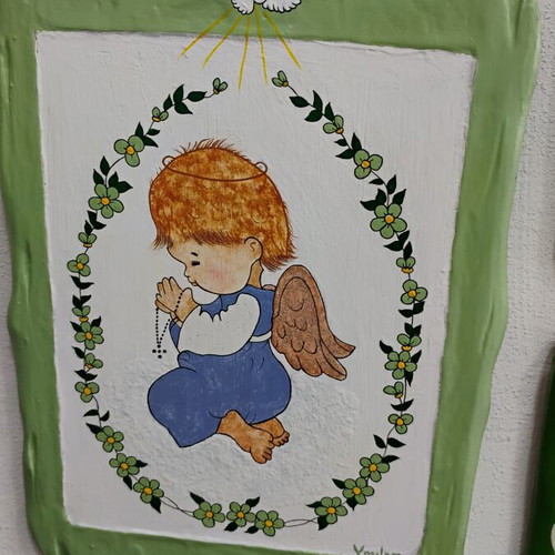 Angel Prayer Painting new, handpainted angel