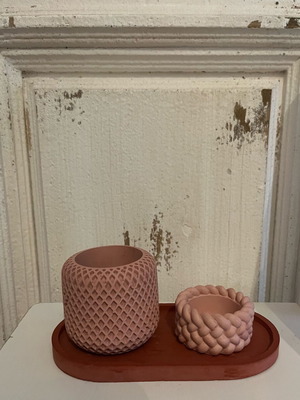 Handmade plaster set new
