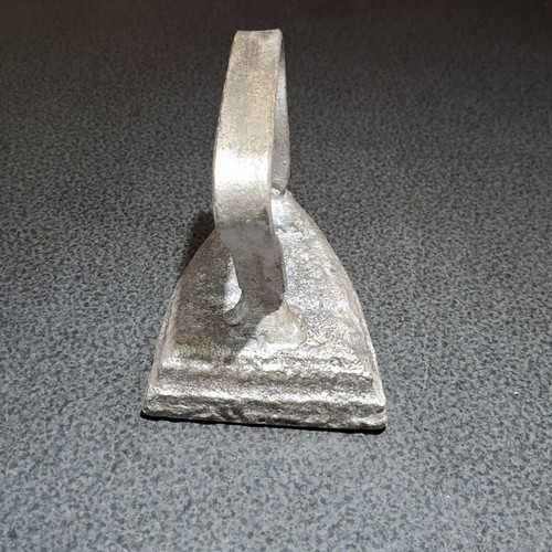 Cast Iron Sad Iron vintage decorative, used