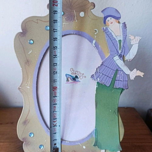 Vintage metal photo frame late 90s new
