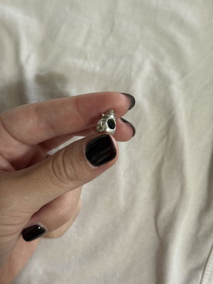 Pandora snowman charm, silver