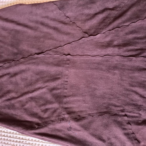Zig Zag Suede skirt brown size 2s