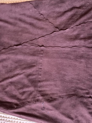 Zig Zag Suede skirt brown size 2s