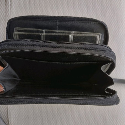 Travel organizer new, black, with 2 main storage compartments