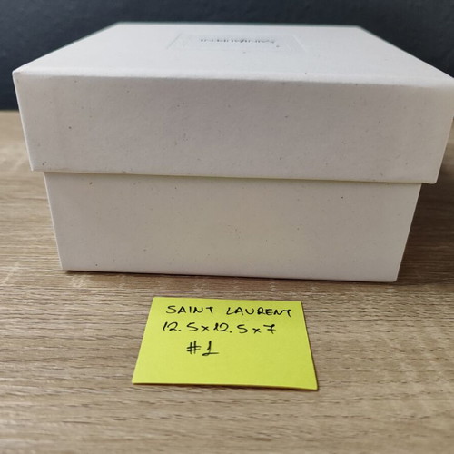 Saint Laurent empty box used 12.5 x 12.5 x 7 cm