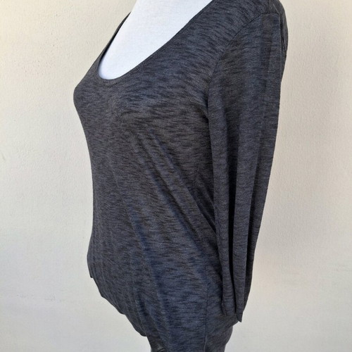 Stradivarius blouse dark gray like new, size M