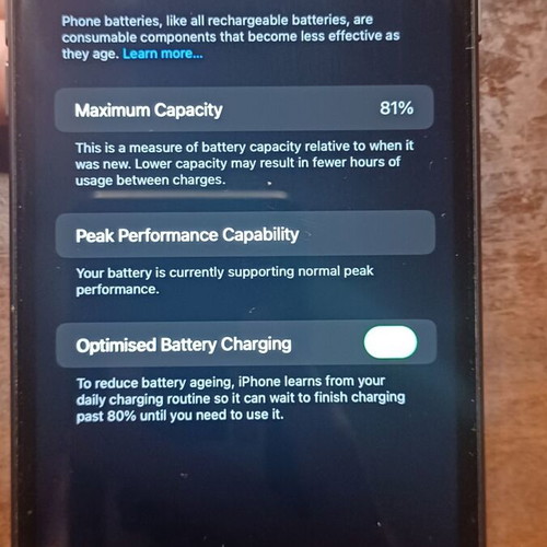 Iphone 8 Plus 64GB like new, 81% battery, black