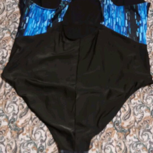 Athletic swimsuit 5XL new, blue