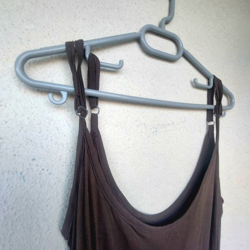 Lace dress like new, one size, gray with olive tones