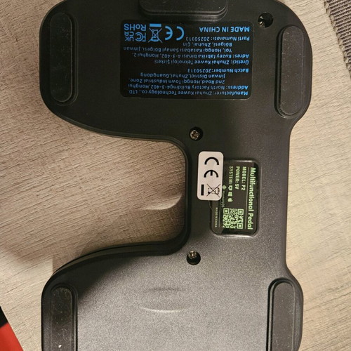 Wireless Bluetooth page turn pedal with 10 functions and rechargeable battery new