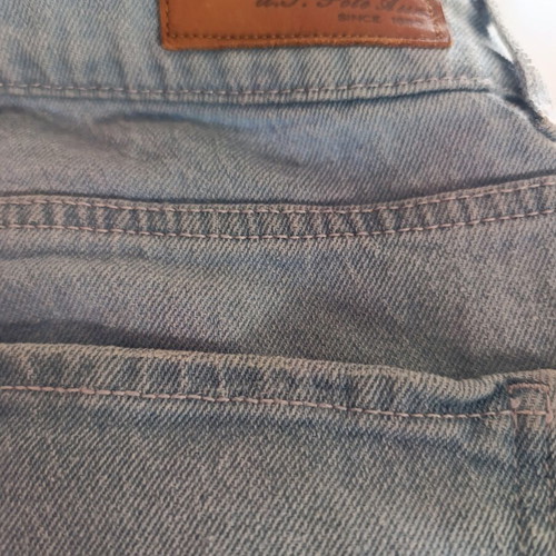 U.S. Polo Assn. Women's Distressed Relaxed Denim Shorts like new, light blue