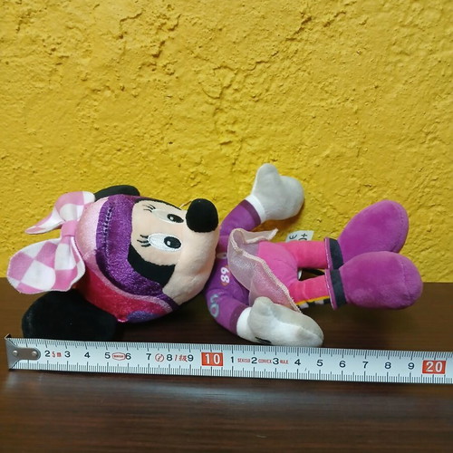 Minnie Mouse Roadster Racers plush doll used