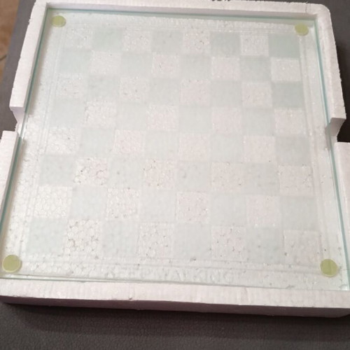 Glass chess Johnnie Walker new, base size 25x25 cm