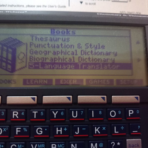 Franklin MWD-1500 Electronic Dictionary used, multilingual translator
