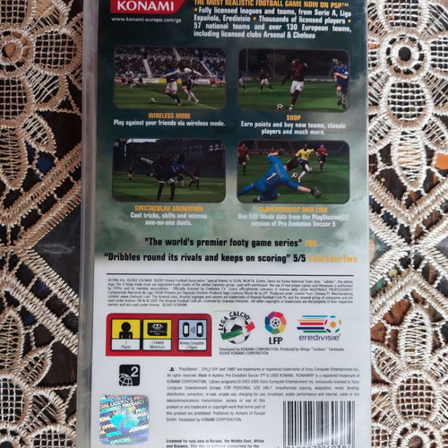 Pro Evolution Soccer 5 Sony PSP game used
