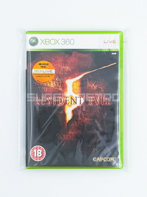 Resident Evil 5 Xbox 360 μεταχειρισμένο, πλήρες, αγγλικό