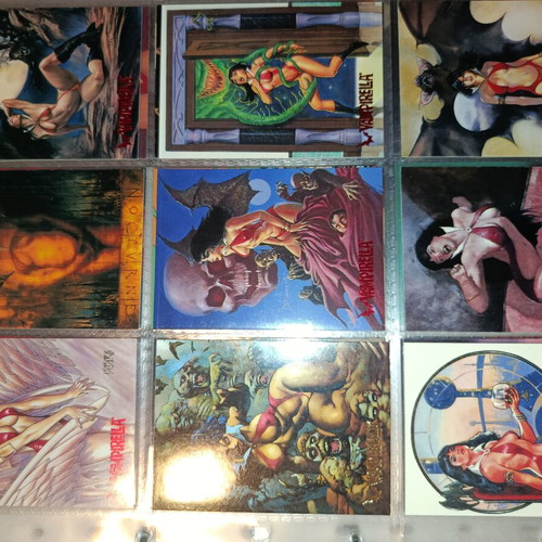 Vampirella 1995 Topps Cards like new, lot of 65