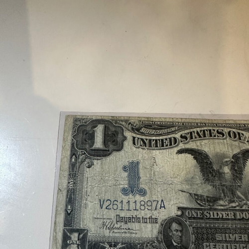 Large silver dollar 1899 used with rare series