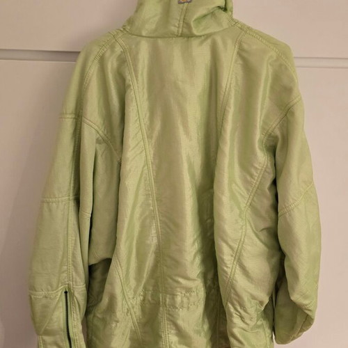 YETI women's fluo rave jacket used, green and yellow, Large/Extra Large