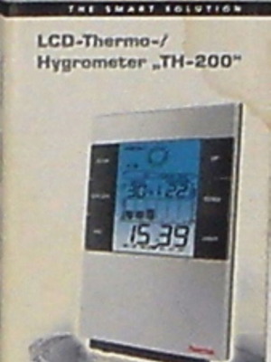 Mετεωρολογικός σταθμός HAMA LCD TH-200 μεταχειρισμένος με φως