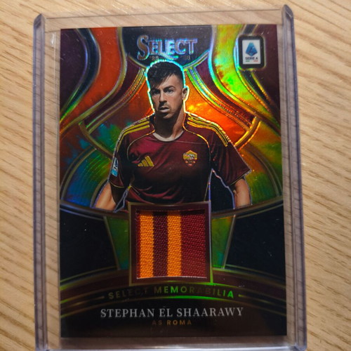 Stephan El Shaarawy 2025-26 Select Serie A Tie-Dye Prizm Patch Card 14/25 Roma new